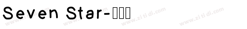 Seven Star字体转换